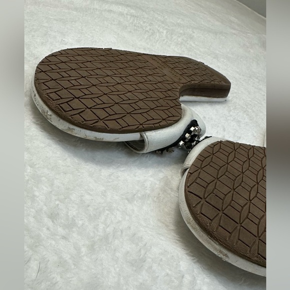 Kate Spade White Embellished Sandals - Picture 13 of 14